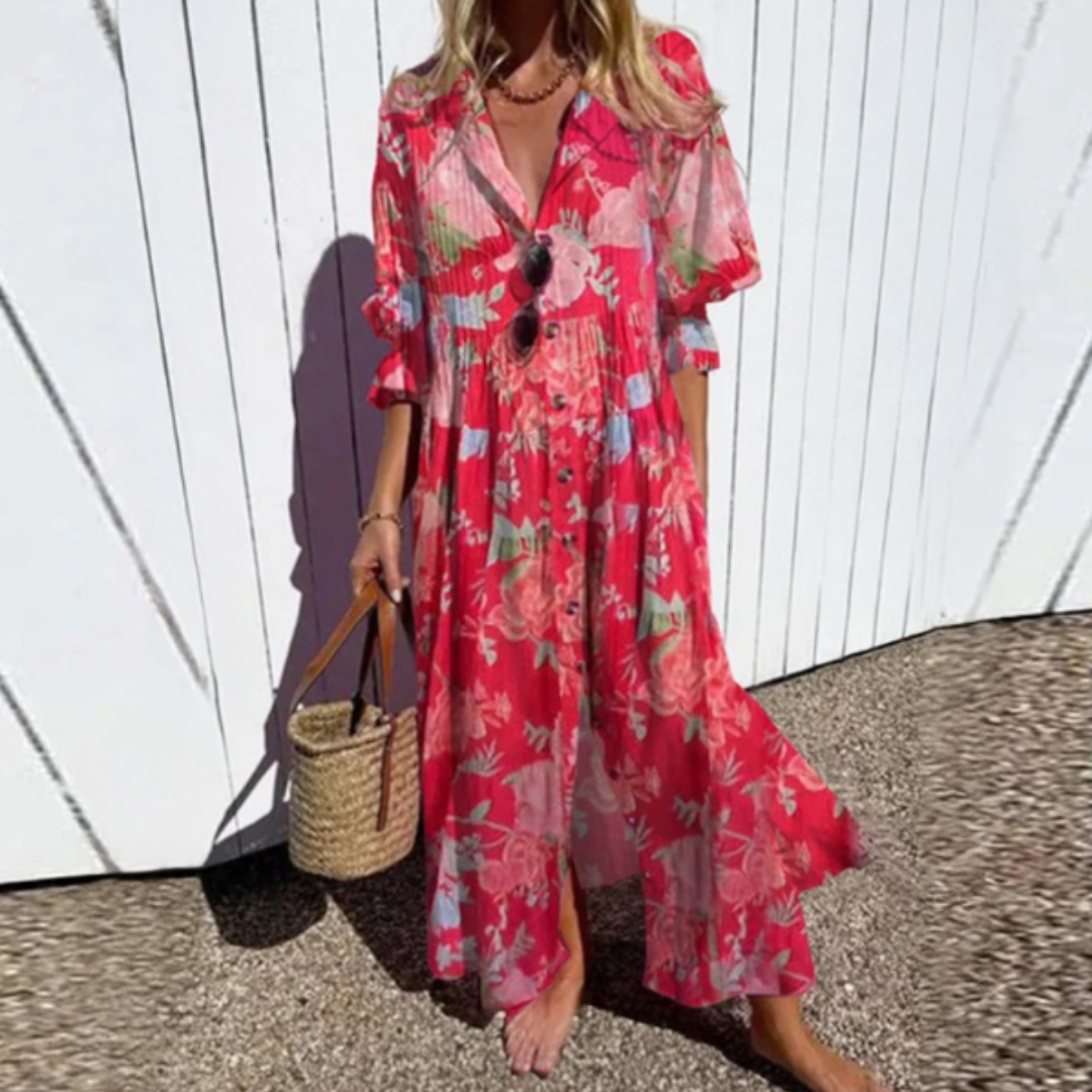 Susan | Robe longue Bloom Boldly