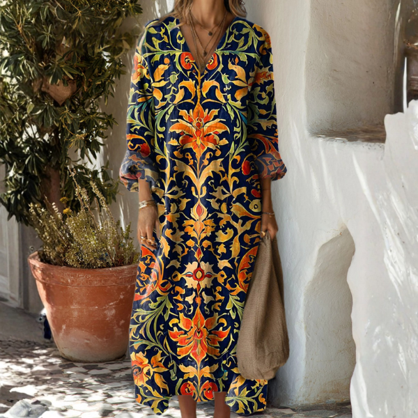 Nora™ - Robe Confortable en Lin
