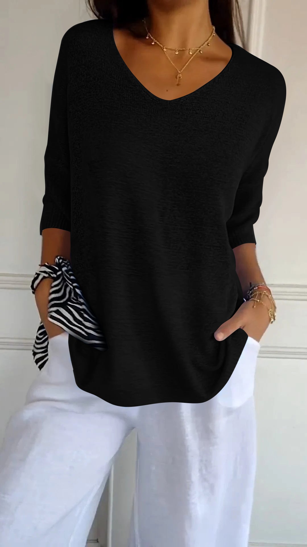 Hazel – Blouse Confortable au Toucher