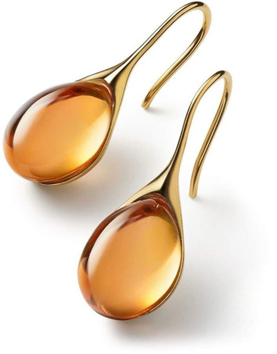 ROMY™ - Boucles d'oreilles pendantes en cristal or et argent