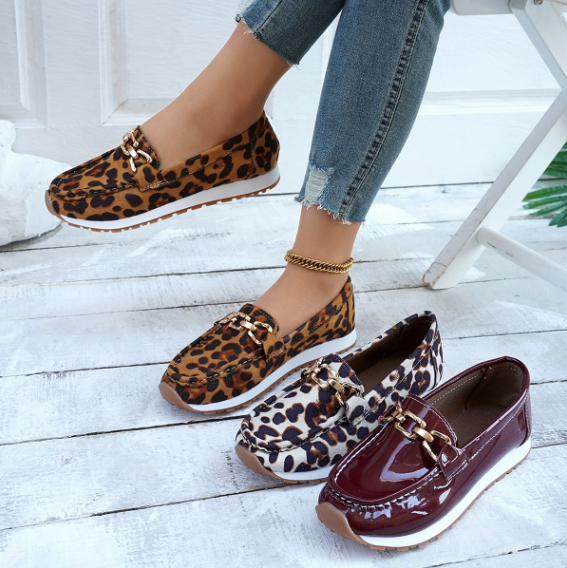 Everly - Mocassins imprimé léopard