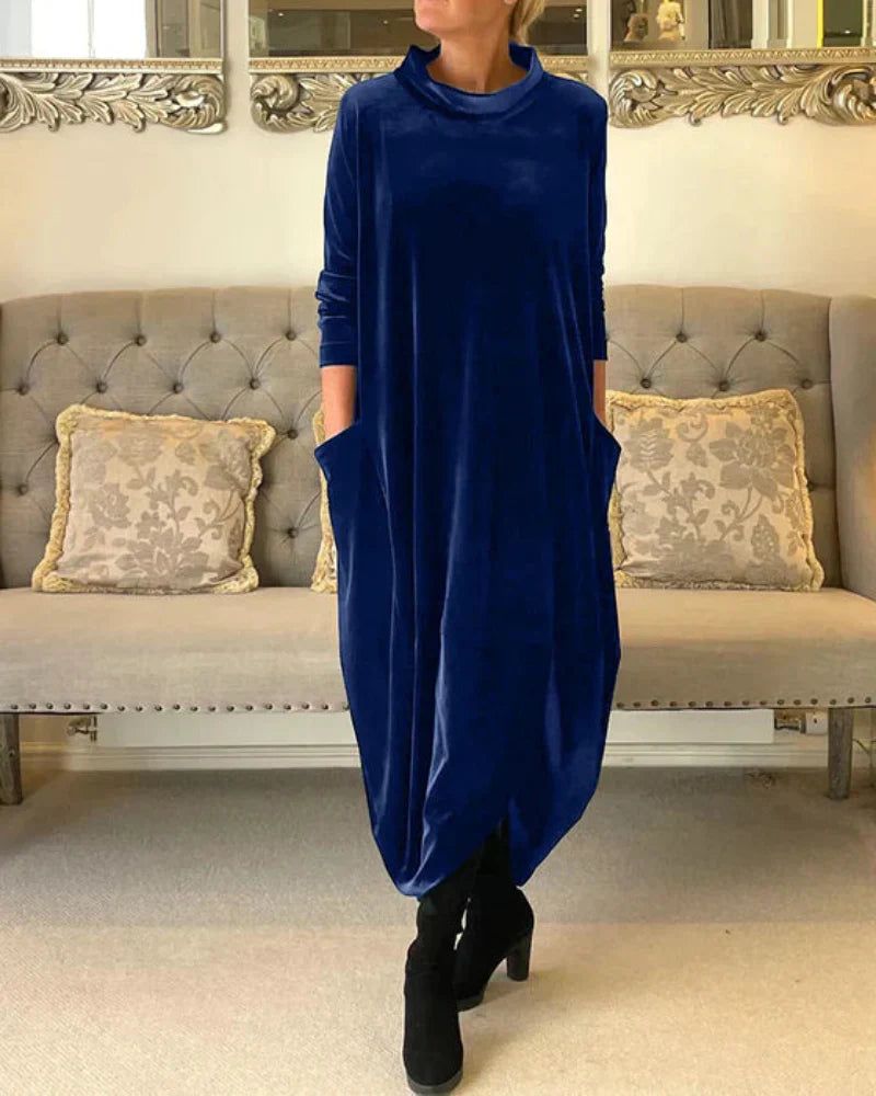 Eliza | Robe en velours décontractée