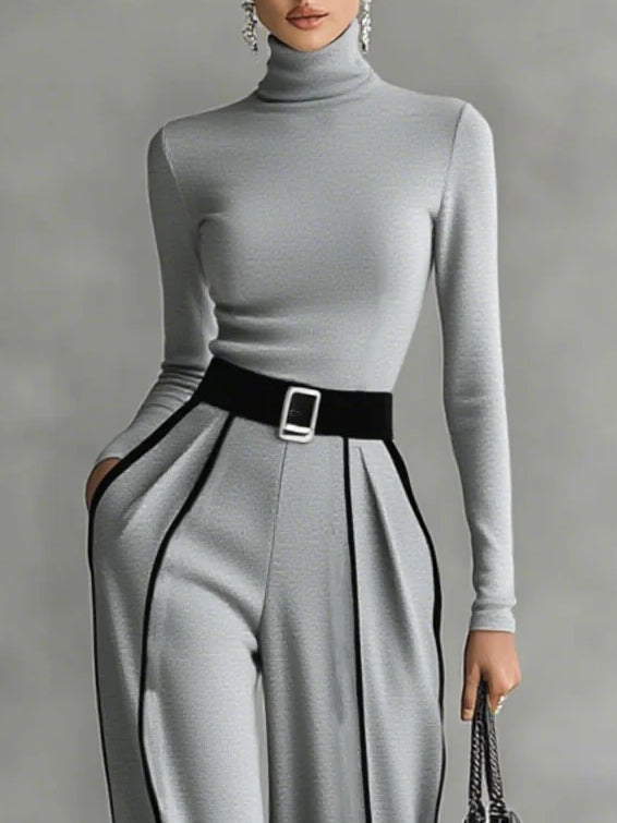 Vera™ | Ensemble élégant avec détail contrastant