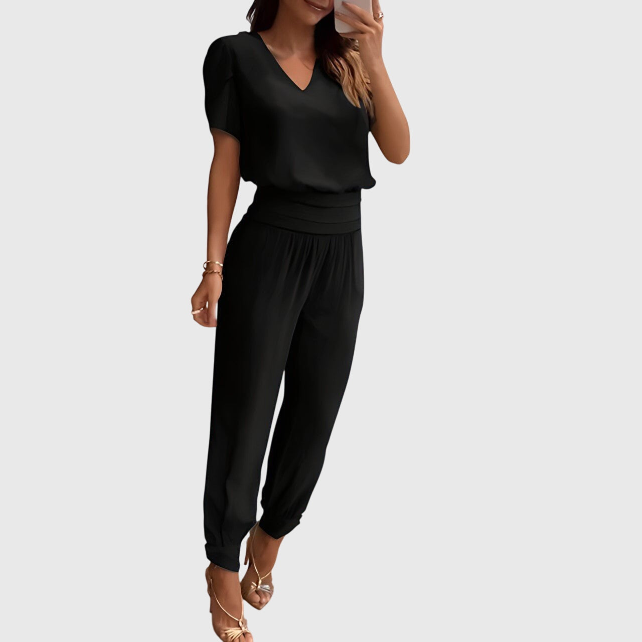 Jennifer™ | Ensemble de blouse et pantalon tendance