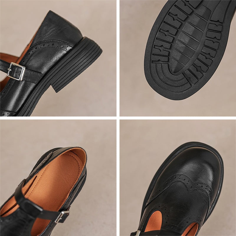 Mattea | Élégantes Babies En Cuir
