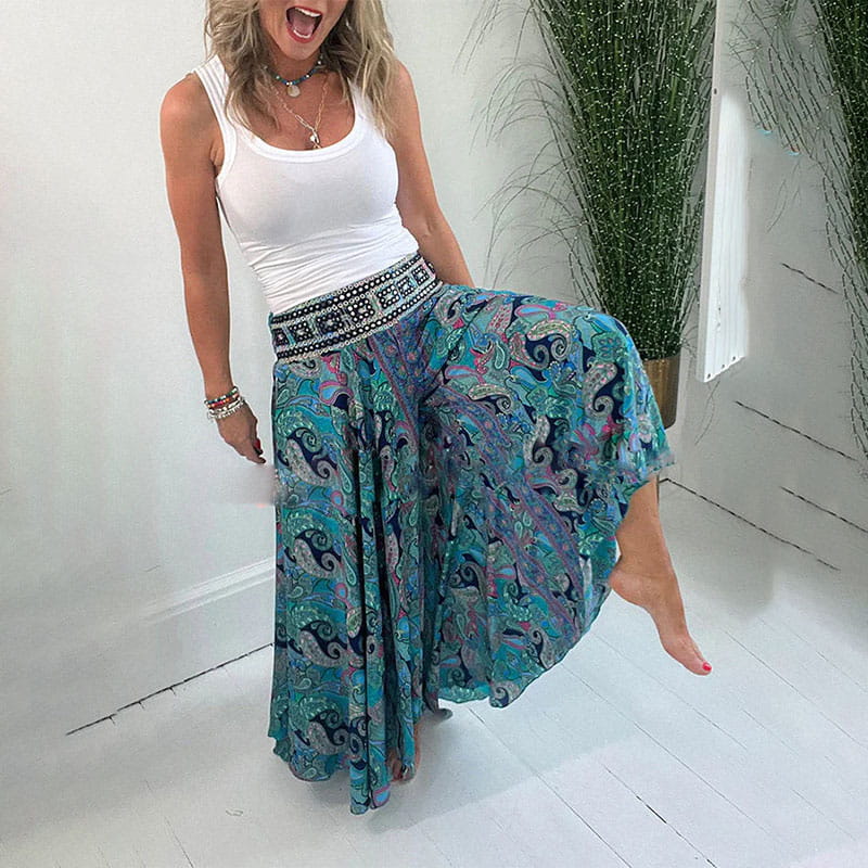 Amelia – Pantalon large élégant