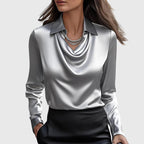Zoe™ | Sophisticated Satin Top