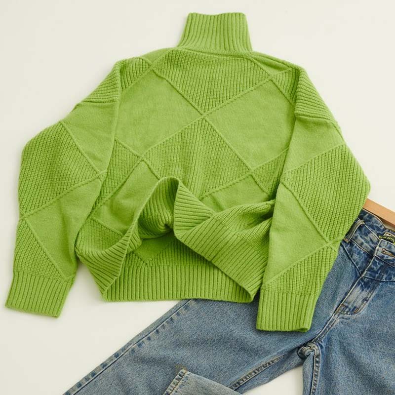 Evania™ | Pull décontracté en tricot de couleur unie