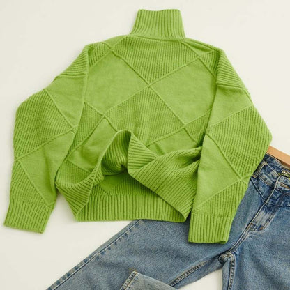 Evania™ | Pull décontracté en tricot de couleur unie