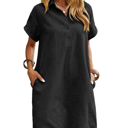 MAREN™ – Robe d'été décontractée à manches courtes