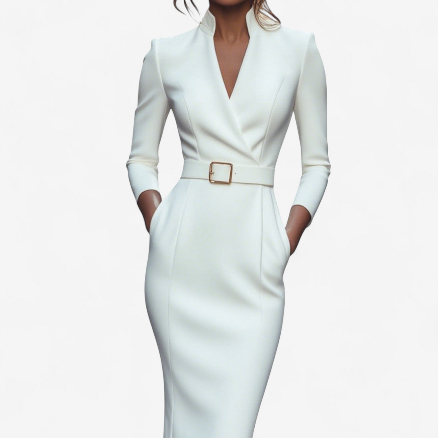 Madyx™ Élégante robe avec ceinture