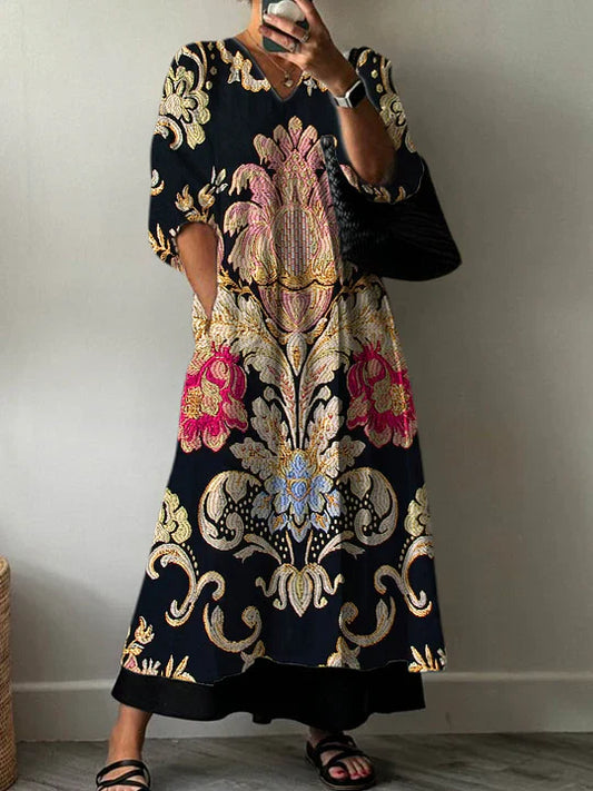 Robe Imprimée Élégante Clara
