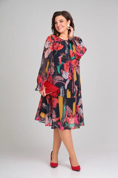 Robe Florinda™ Élégante à Fleurs
