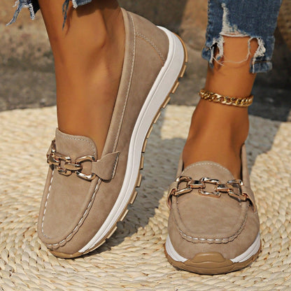 Ella - Mocassins Orthopédiques à Boucle Plate