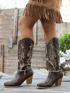 Vera | Brown Western Boots