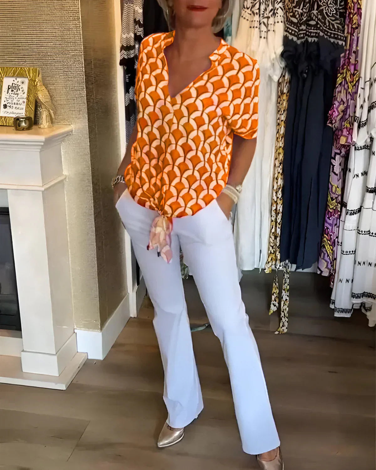 Amelia – Flowy Form Blouse