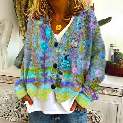 Veyora™ | Cardigan fleuri
