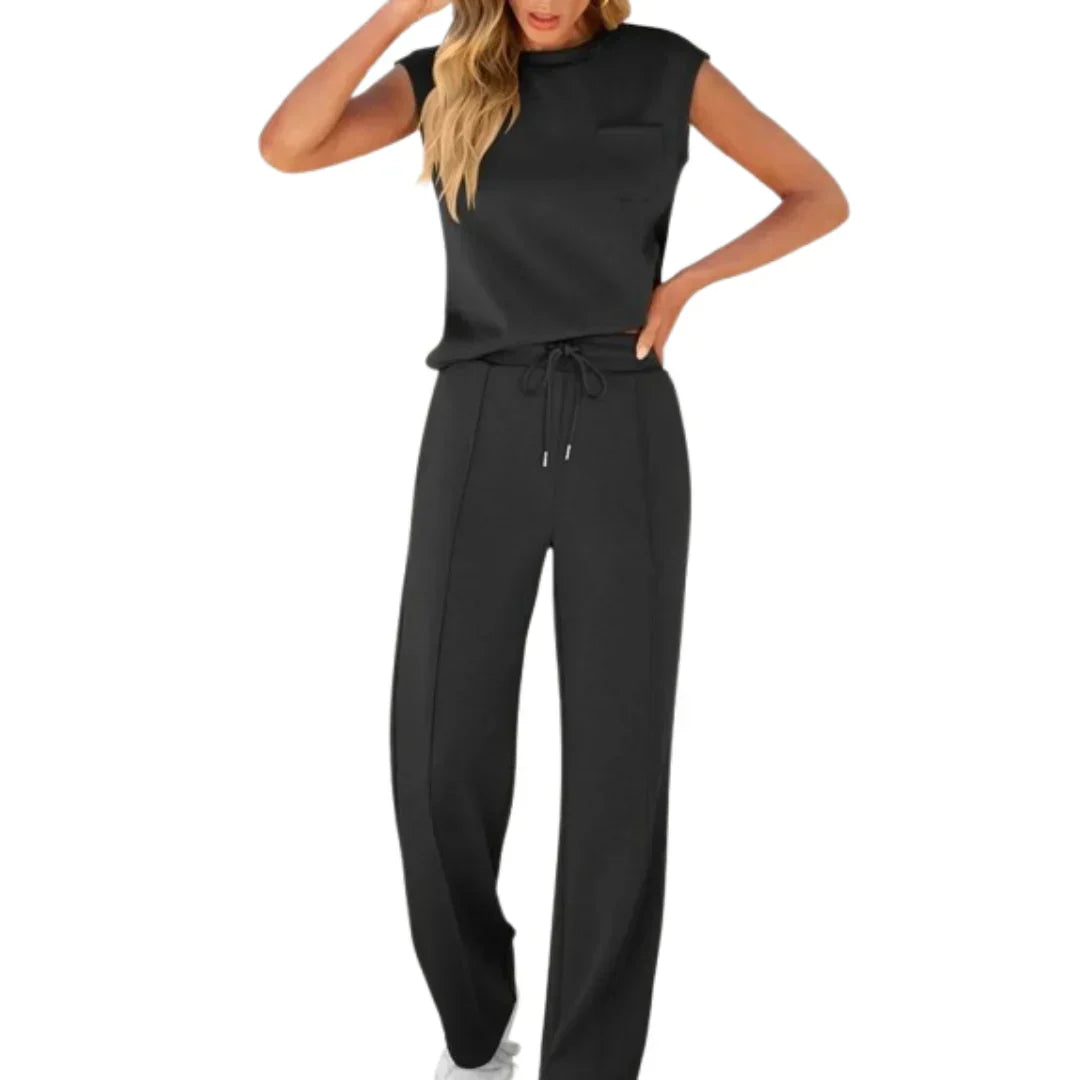 Amanda™ | Ensemble Deux Pièces Décontracté Lounge