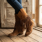 Fringara | Western Tassel Boots