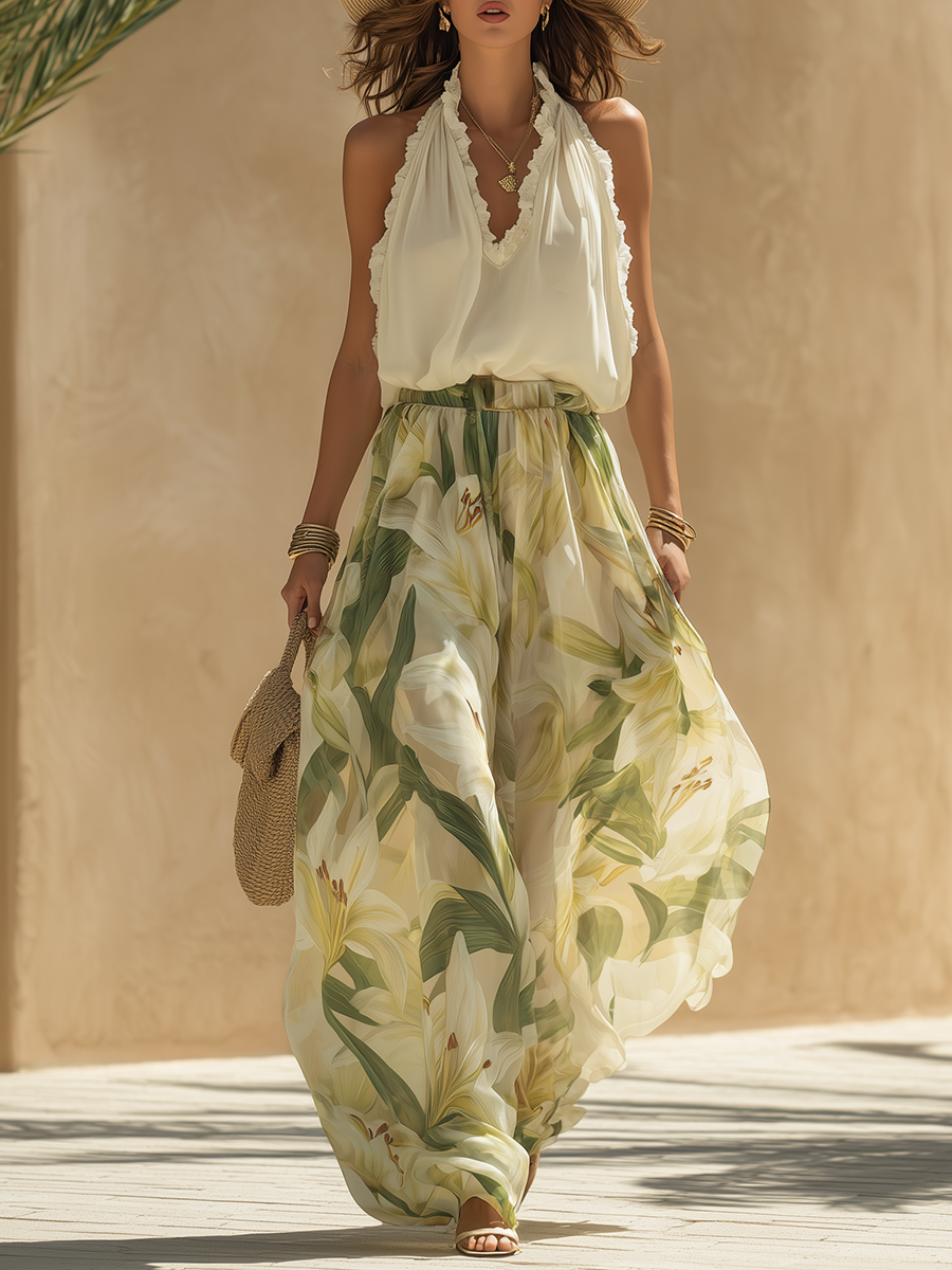 Lyselle™ | Ensemble élégant et léger avec imprimé floral