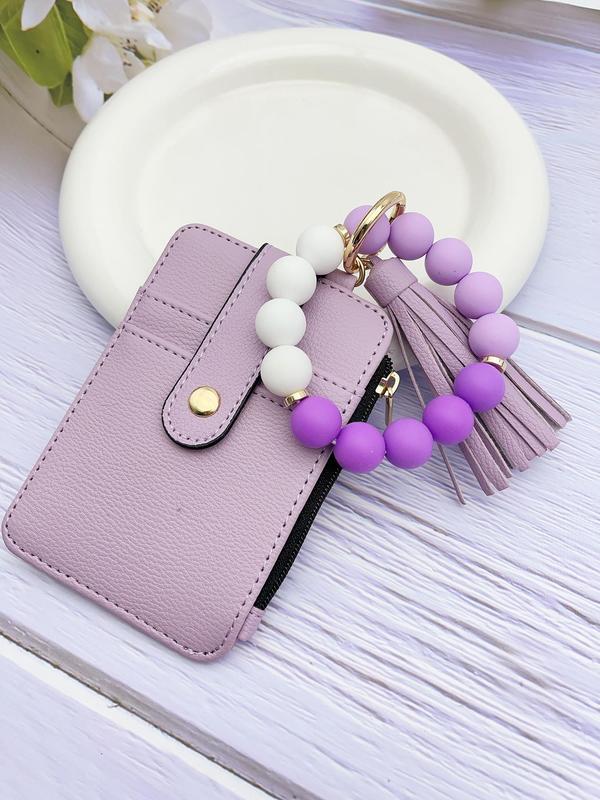 MADELYN™ - Porte-clés tendance et polyvalent avec perles et pompon