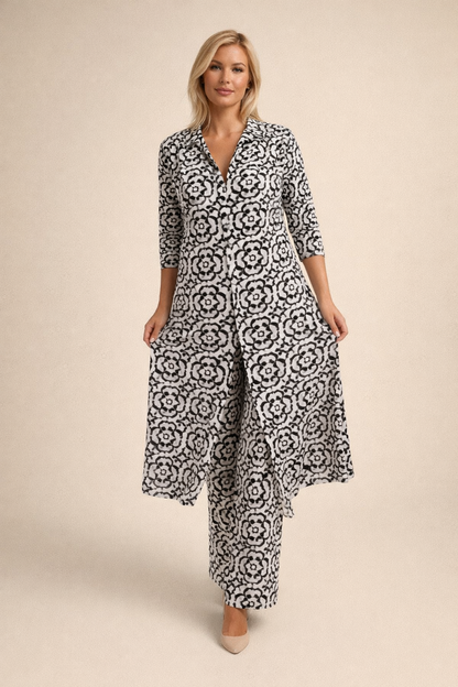 Margaret | Robe à motifs