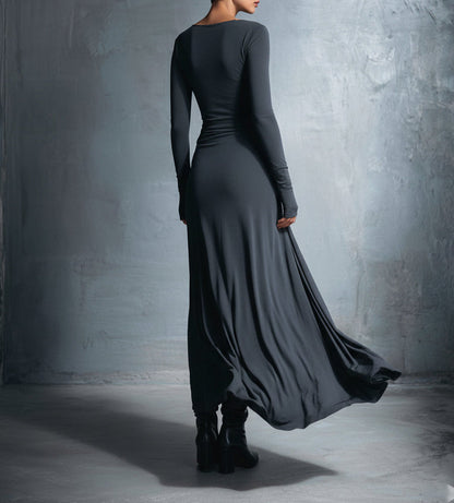 Vittoria · Robe maxi avec nœud latéral