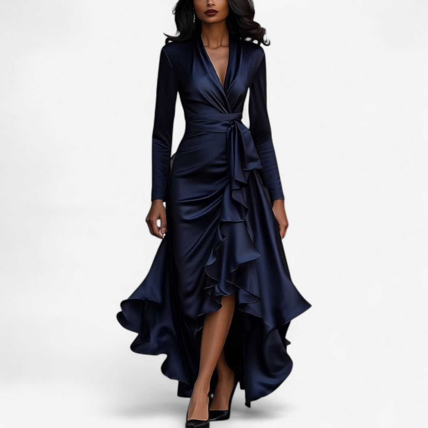 Qarine™ Élégante robe de soirée