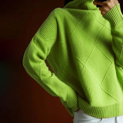 Evania™ | Pull décontracté en tricot de couleur unie