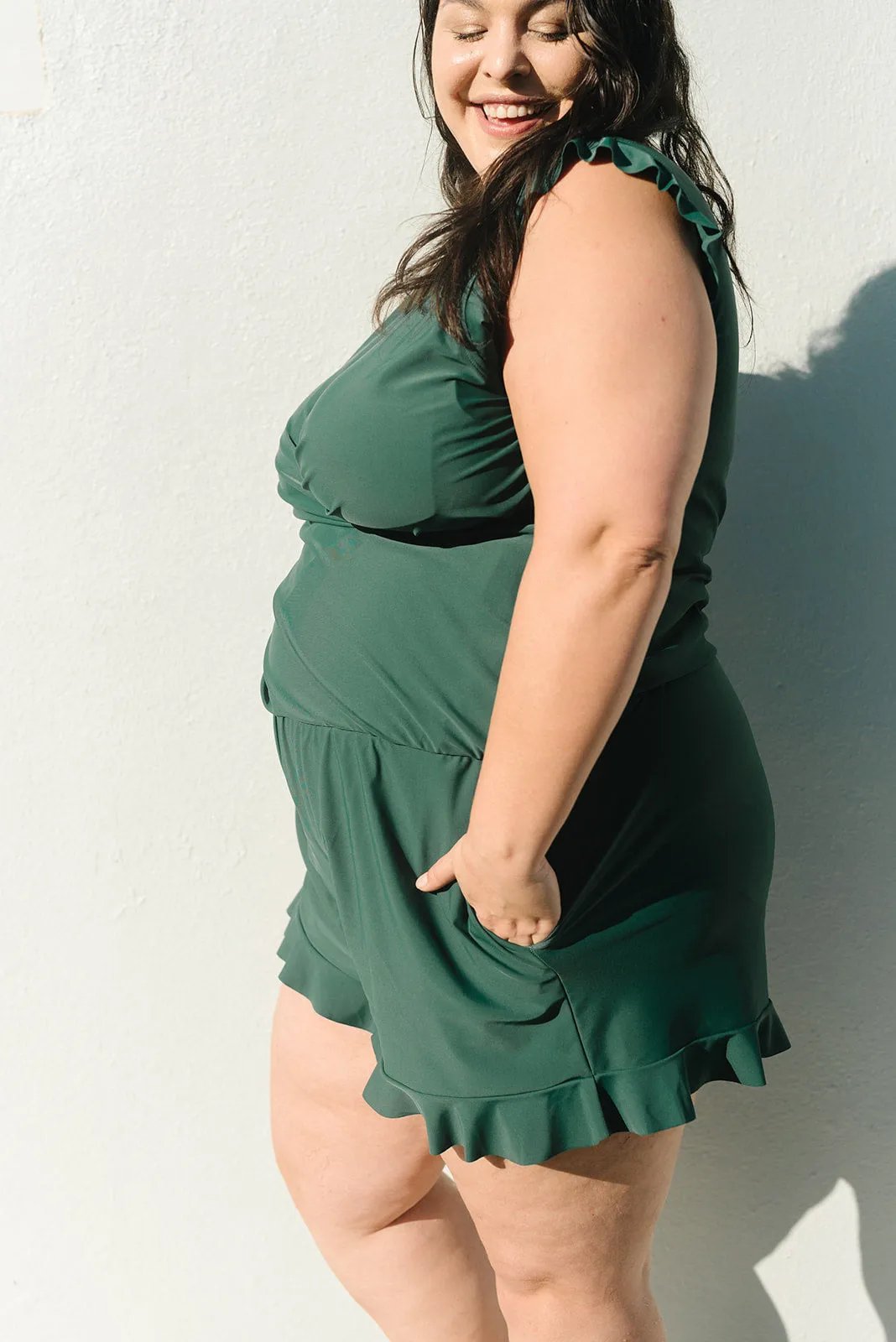 Zanetta | Traje de baño con volantes y soporte para el busto