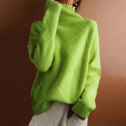Evania™ | Pull décontracté en tricot de couleur unie