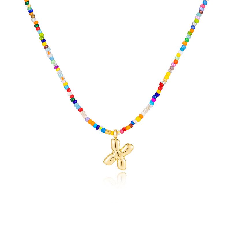 MACY™ - Collier Lettres Bulle Colorées