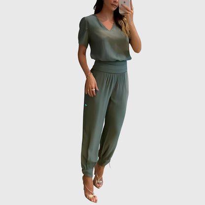 Jennifer™ | Ensemble de blouse et pantalon tendance