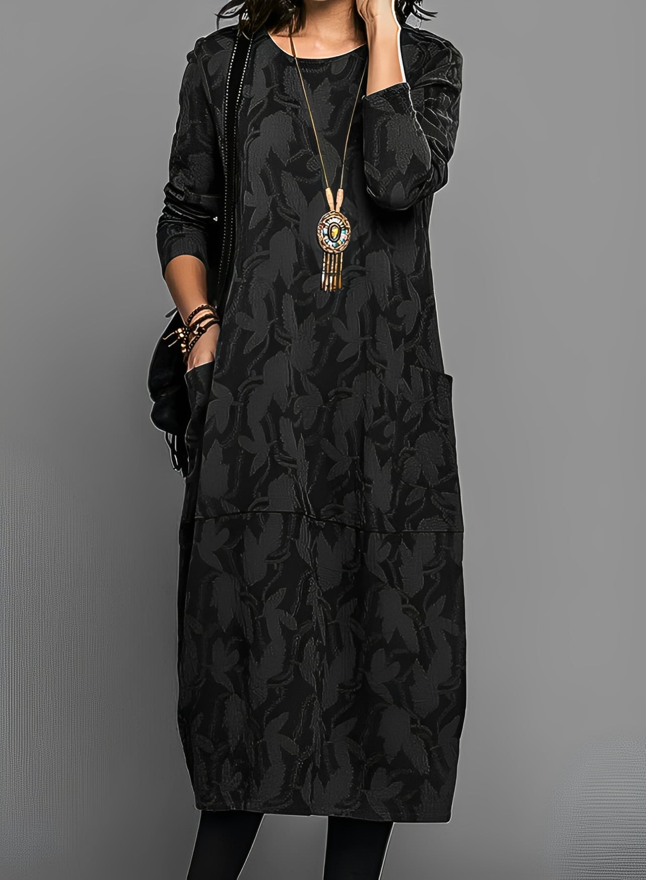 Ivy | Patterned Knit Dress