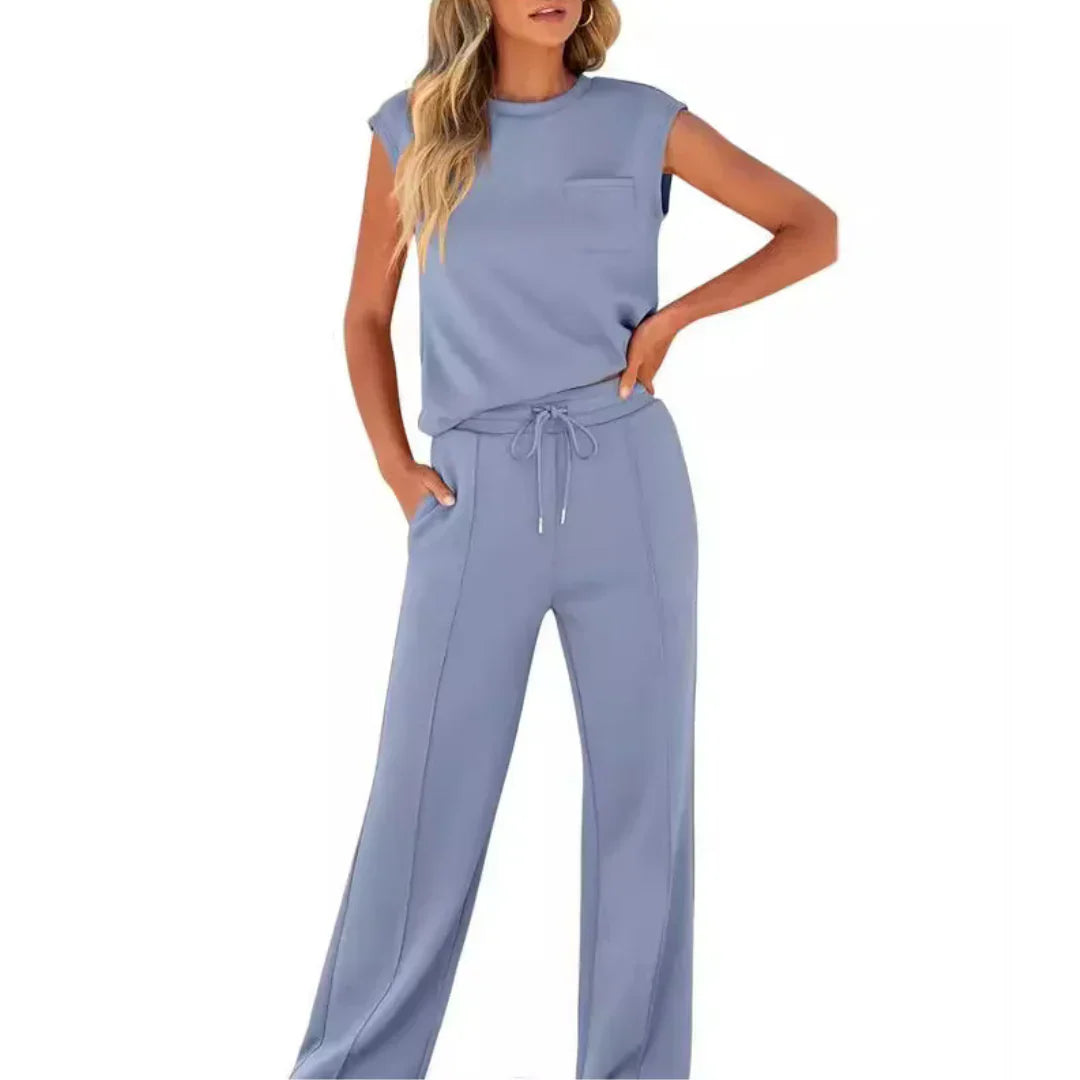 Amanda™ | Ensemble Deux Pièces Décontracté Lounge