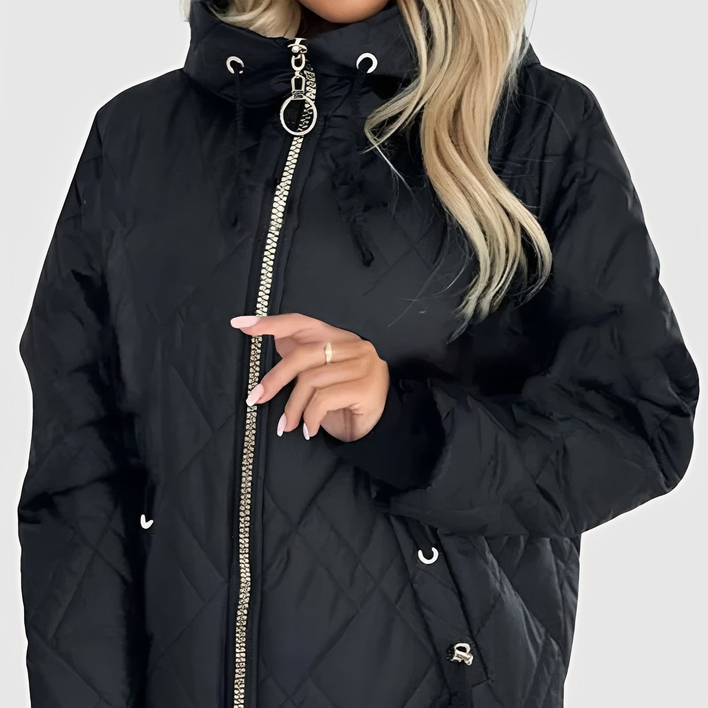 Lucia | Quilted Zip Jacket