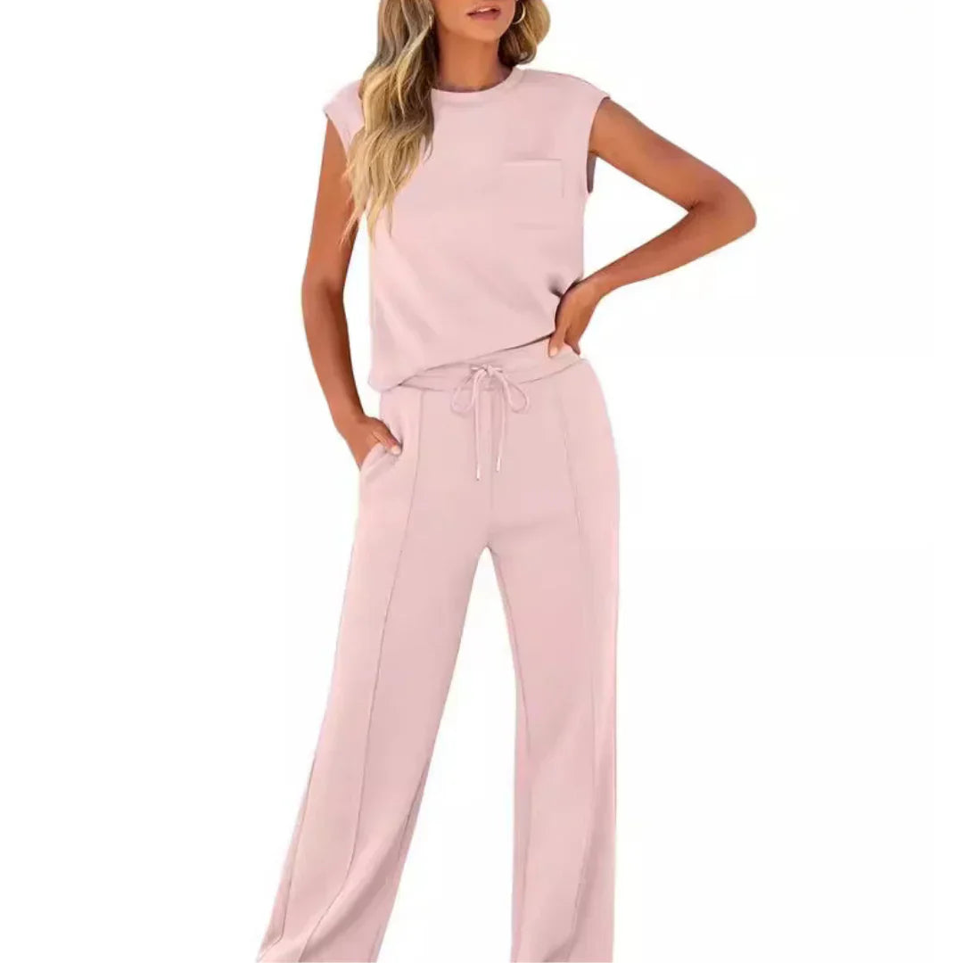 Amanda™ | Ensemble Deux Pièces Décontracté Lounge
