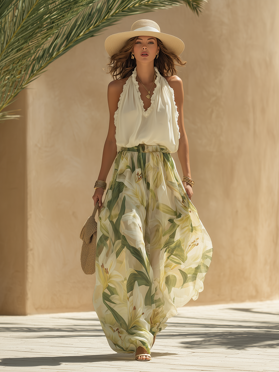Lyselle™ | Ensemble élégant et léger avec imprimé floral