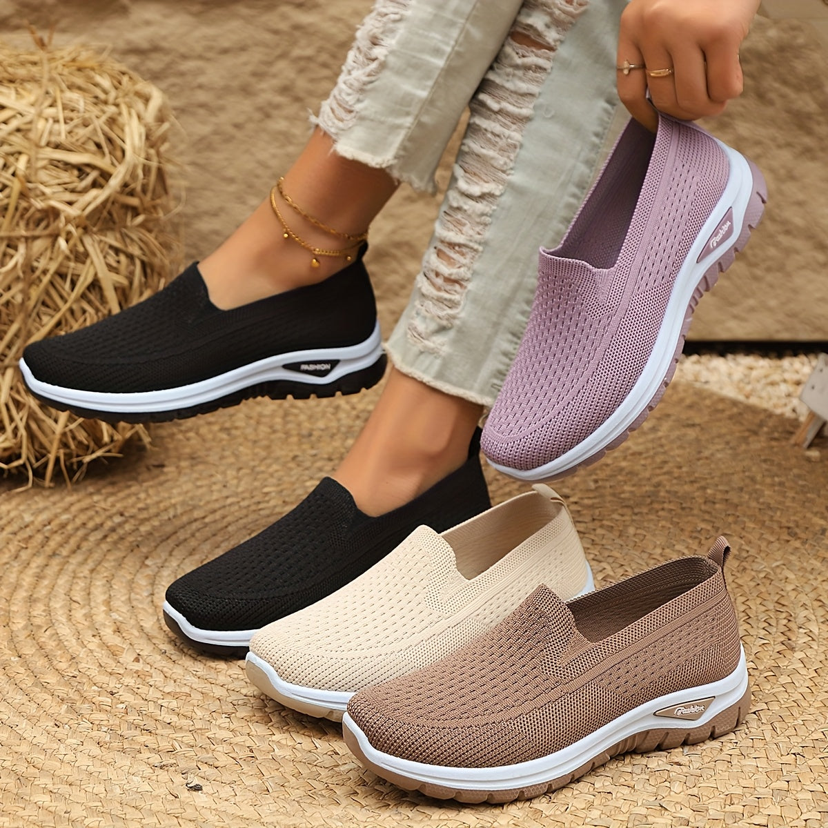 Glamora™ | Baskets respirantes en maille souple