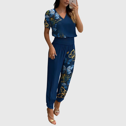 Jennifer™ | Ensemble de blouse et pantalon élégant