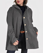 Renee | Corduroy Hooded Jacket