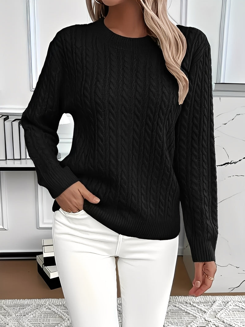Evelyn | Cable Knit Sweater