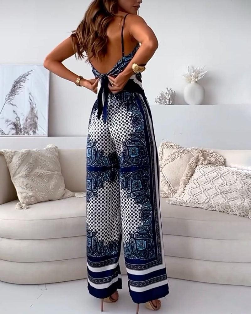 Helen | Ensemble de vêtements à la mode avec débardeur et pantalon prêt pour les vacances