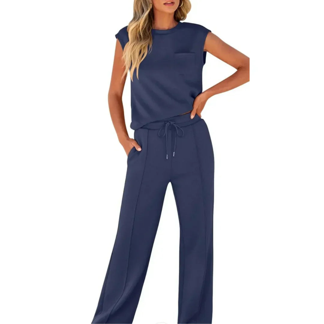 Amanda™ | Ensemble Deux Pièces Décontracté Lounge