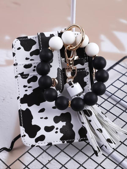 MADELYN™ - Porte-clés tendance et polyvalent avec perles et pompon