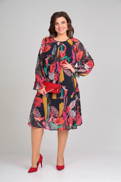 Robe Florinda™ Élégante à Fleurs