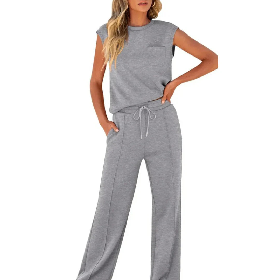 Amanda™ | Ensemble Deux Pièces Décontracté Lounge
