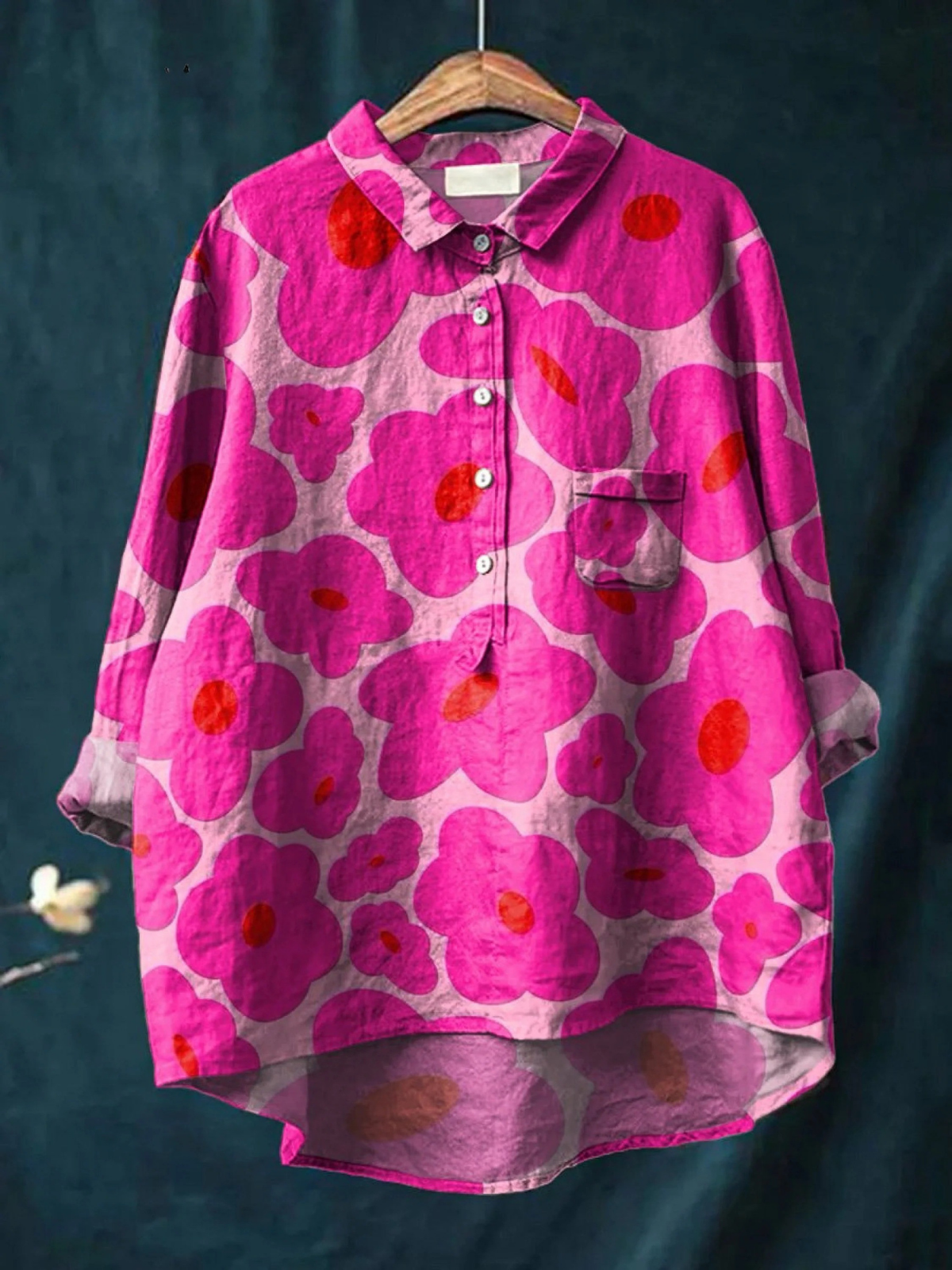 Mia - Chemise Florale Décontractée