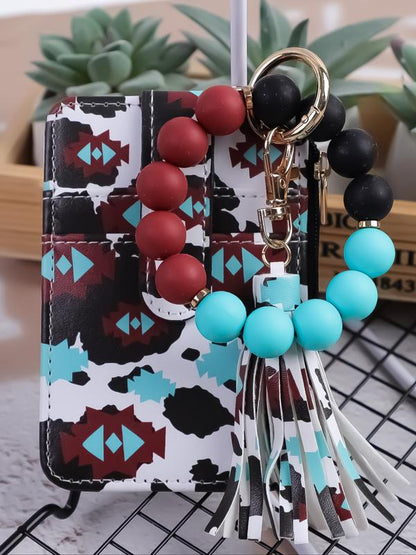 MADELYN™ - Porte-clés tendance et polyvalent avec perles et pompon