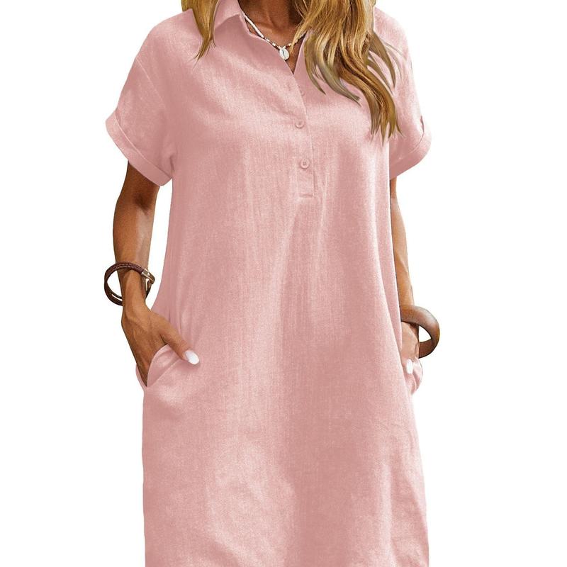MAREN™ – Robe d'été décontractée à manches courtes